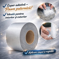 Set de 2 Benzi Adezive Profesionale Anti-Scurgeri 5M x 5CM – Fixare Durabilă pentru Orice Suprafață