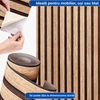 Folie Autocolantă pentru Mobilier și Pereți – Design Lemn Modern
