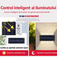 Set 5 Lămpi Solare de Perete – Iluminare Decorativă Exterior