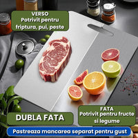 Set 3 Tocătoare Premium din Oțel Inoxidabil cu Titan – Rezistente și Igienice