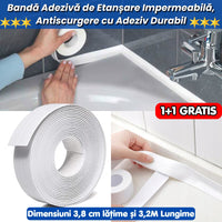 Bandă Etanșare Colțuri 3.8cm x 3.2M – Protecție Împotriva Infiltrațiilor
